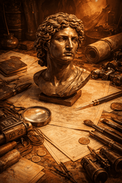 El rey de bronce, de Javier Alandes. Reseña